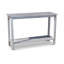 Console en eucalyptus gris argenté - idéale pour les présentoirs extérieurs et les rangements fonctionnels