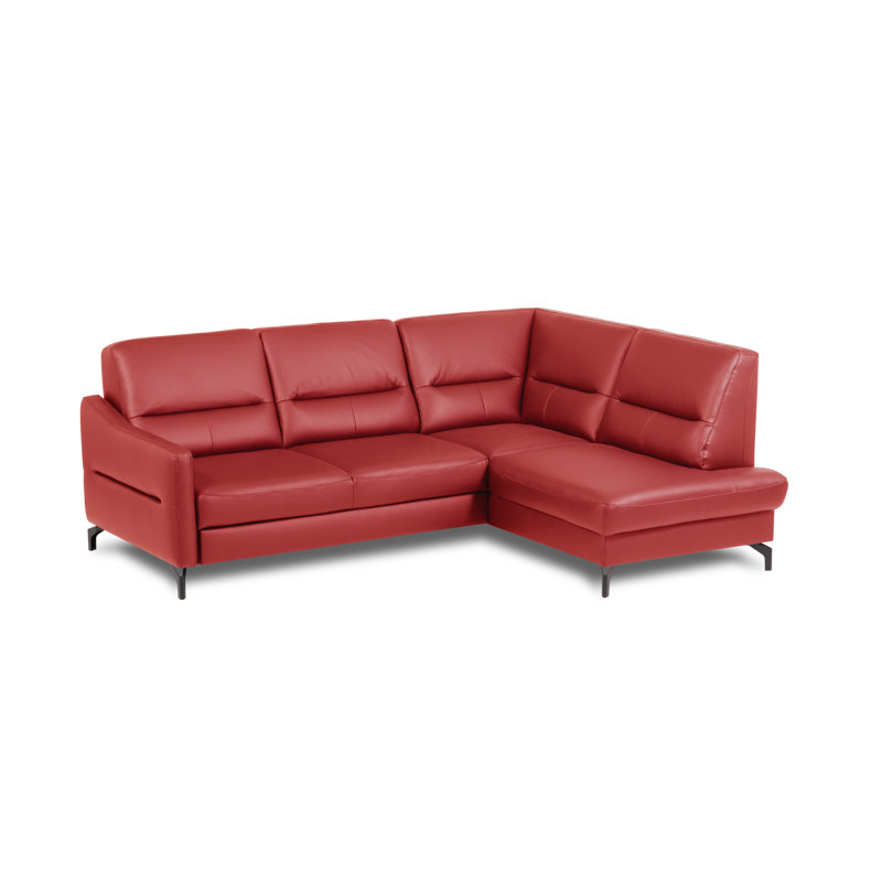 4 Seater Corner Sofa , Red, Right Hand Facing