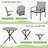 Happel Square 3 Piece Bistro Set-557749970