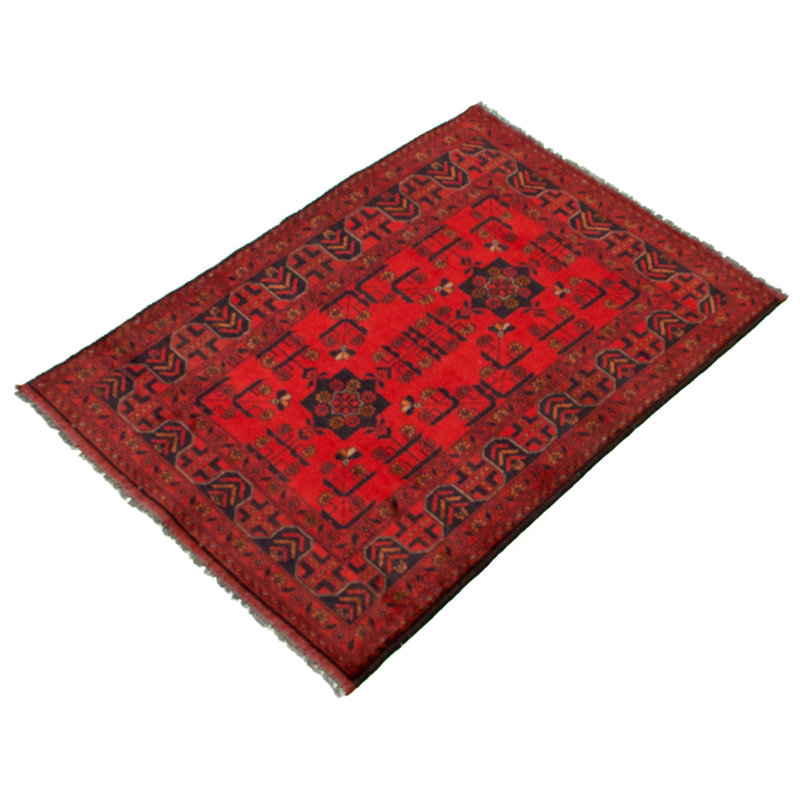 Tapis en laine carrée 4 pi 10 po en laine carrée 4 pi 10 po main one-of-kind-noué la 2010 esari turque Allaina