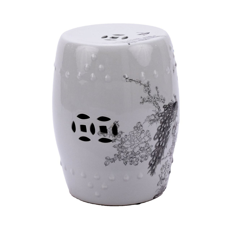 Peacock Garden Stool