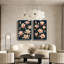 Art mural encadré, rétro, antique, classique pour chambre à coucher - 16 po x 24 po x 2 panneaux-980577568-980577571