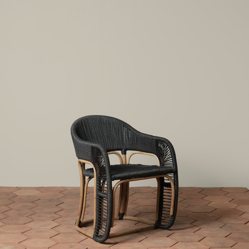 Glen Ellen Arm Chair, Black