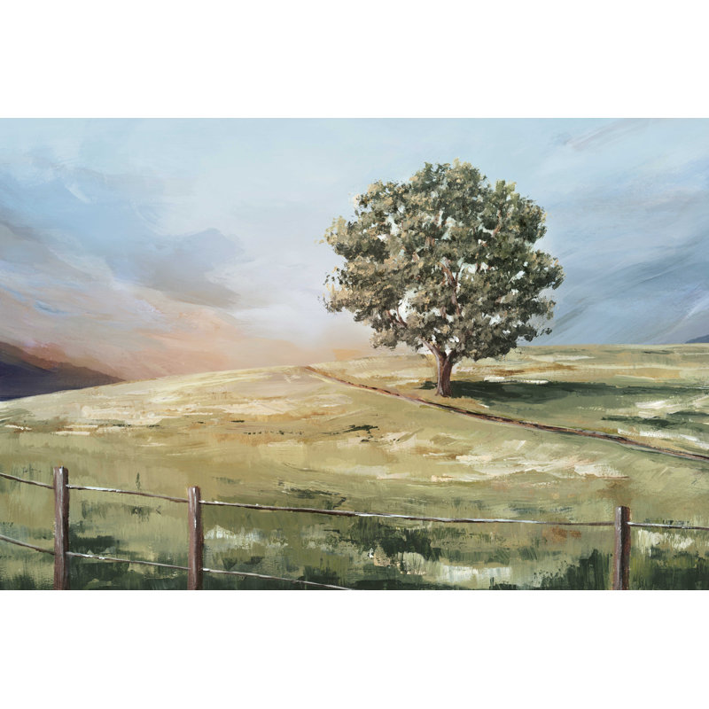 «Svantje Sunset Tree», reproduction sur toile tendue, H 8 po x l 12 po