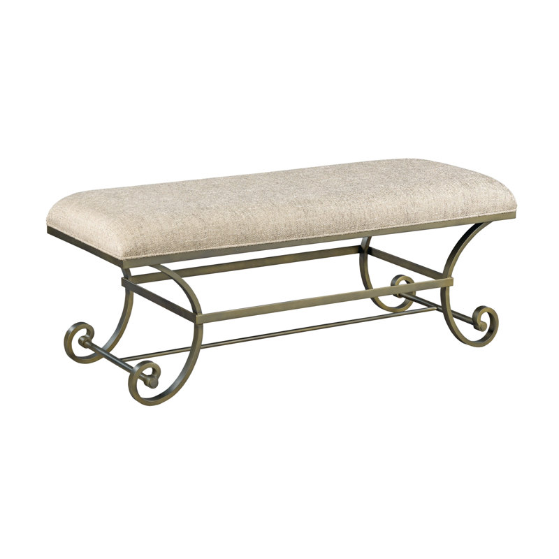 Coffey Polyester Blend Upholstered Bench