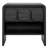 Toscana 1-Drawer Nightstand In Black