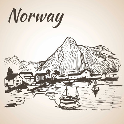 " Norway - Harbor "