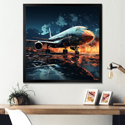 Avions, derniers chèques, piste II, sur toile