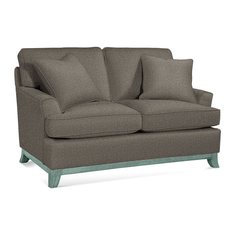 Oaks Way Upholstered 60'' Loveseat, Gray Sugar Performance; 0863-84, Willow
