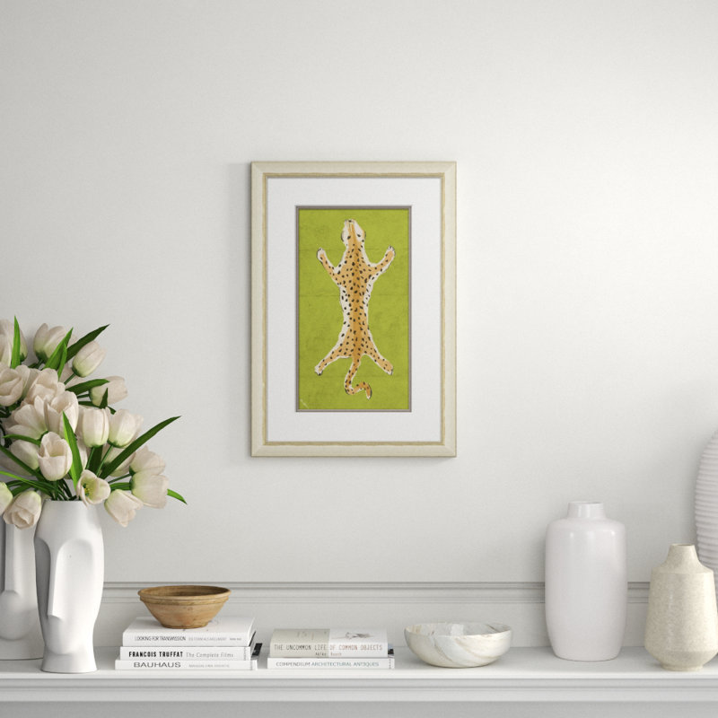 Leopard Series Giclee Print by Dana Gibson, No White, 62" H x 36" W x 1.25" D, Brown