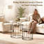 Glass Top Nesting Tables