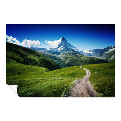 Alps Mountains in Summer Landscape 1 Piece Wall Art