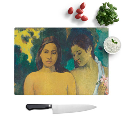 Two Tahitian Women by Paul Gauguin Chopping Board