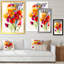 Abstract Paintbrush Spring Flower Bouquet VI " Abstract Paintbrush Spring Flower Bouquet VI "-802959650-802959649