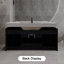 Meuble-lavabo mural 39,4 po avec lavabo, armoire en contreplaqué imperméable, lavabo encastré en céramique