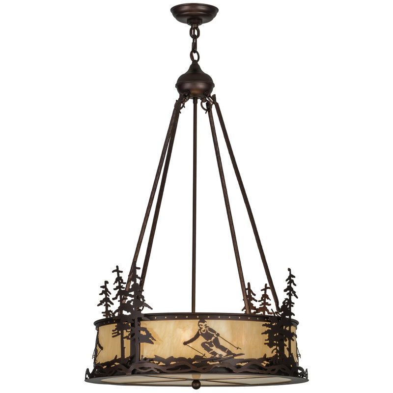 Rustic Lodge 4 - Light Chandelier