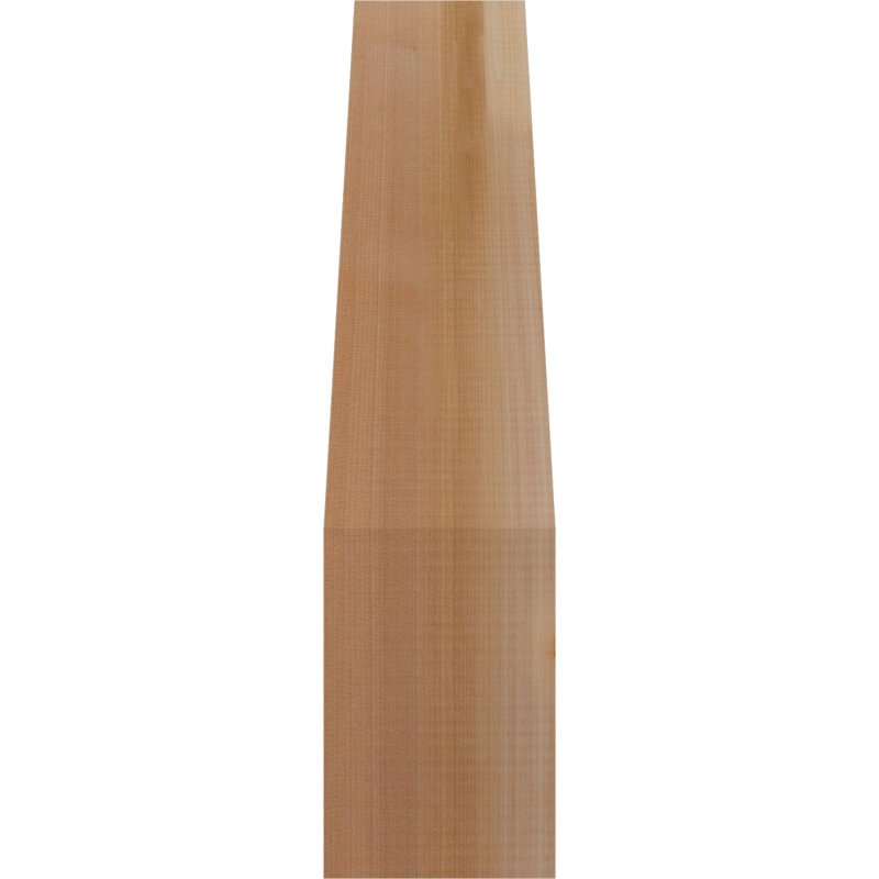 Attelle impériale du genou, Cèdre rouge, Lisse, H 24 po x l 5,5 po x P 12 po
