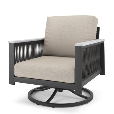Townsend Sunbrella® Swivel Patio Rocking Chair