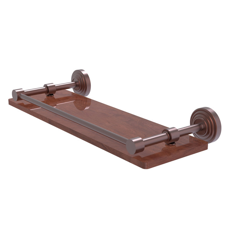 Beresford Bracket Shelf, Antique Copper, 3" H x 16" W x 5" D