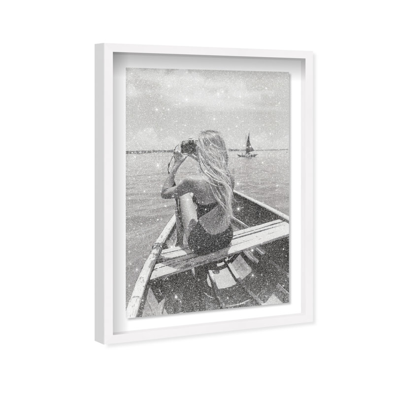 Frame Of Solitude Print by Oliver Gal, 46.5"H x 31.5"W, White Shadowbox