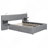 Queen Size Upholstered Platform Bed With Reading Lights, Drawers, Trundle And Shelves-2075785158