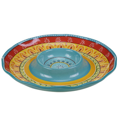 Certified International Valencia Chip & Dip Platter