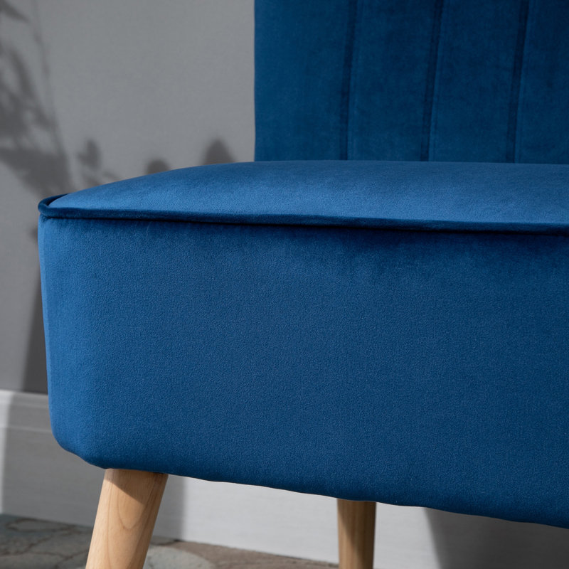 Maxen 2 Seater Loveseat, Blue, Polyester
