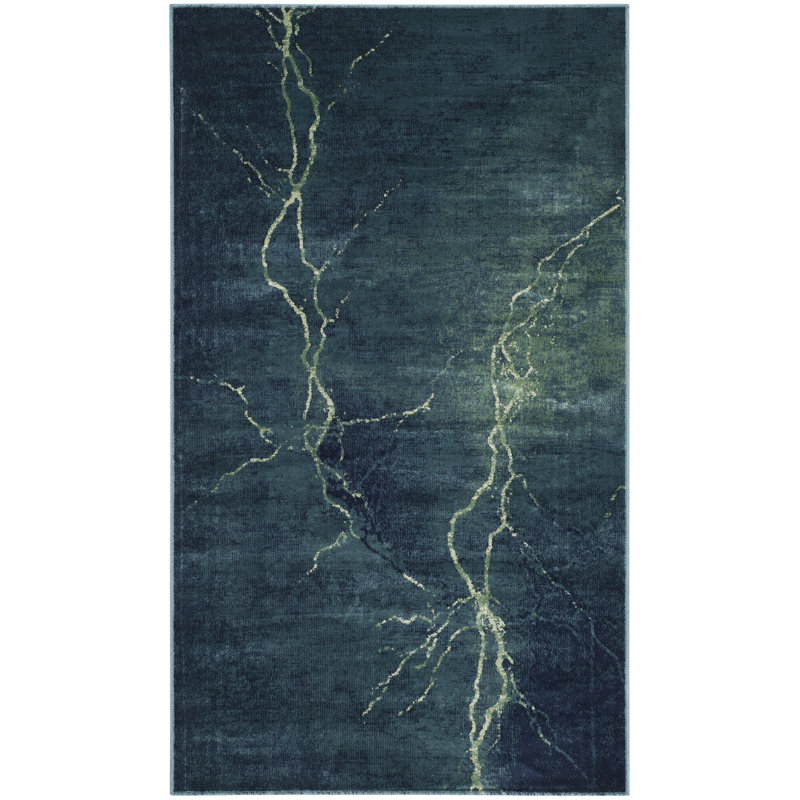 Thursa Vintage Performance Abstract Rug, Rectangle 8' x 11'2"