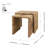 Kanza Abaca Rectangular Nesting Side Table Set Of 2, Natural