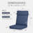 Outdoor High Back Chair Cushion Set of 4-696033160-696032894