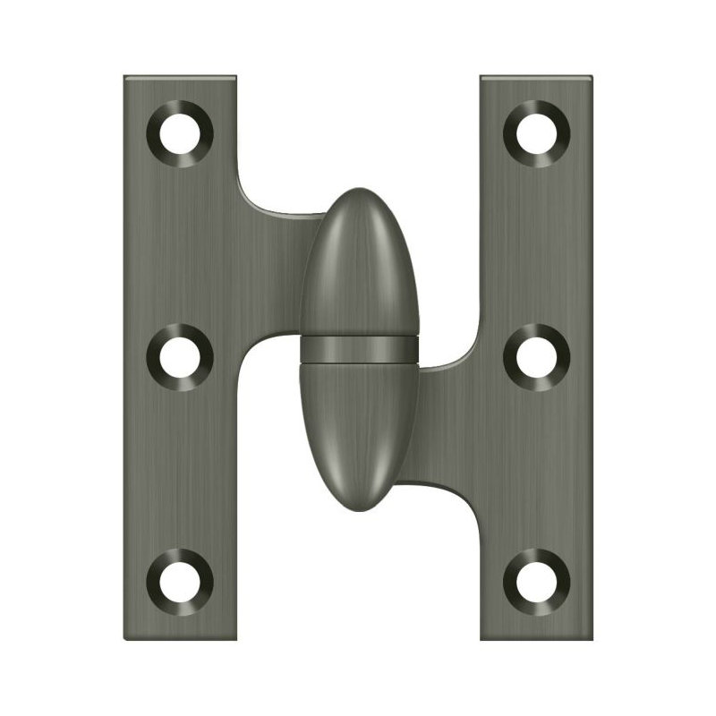Hinge, Antique Nickel, Right Hand