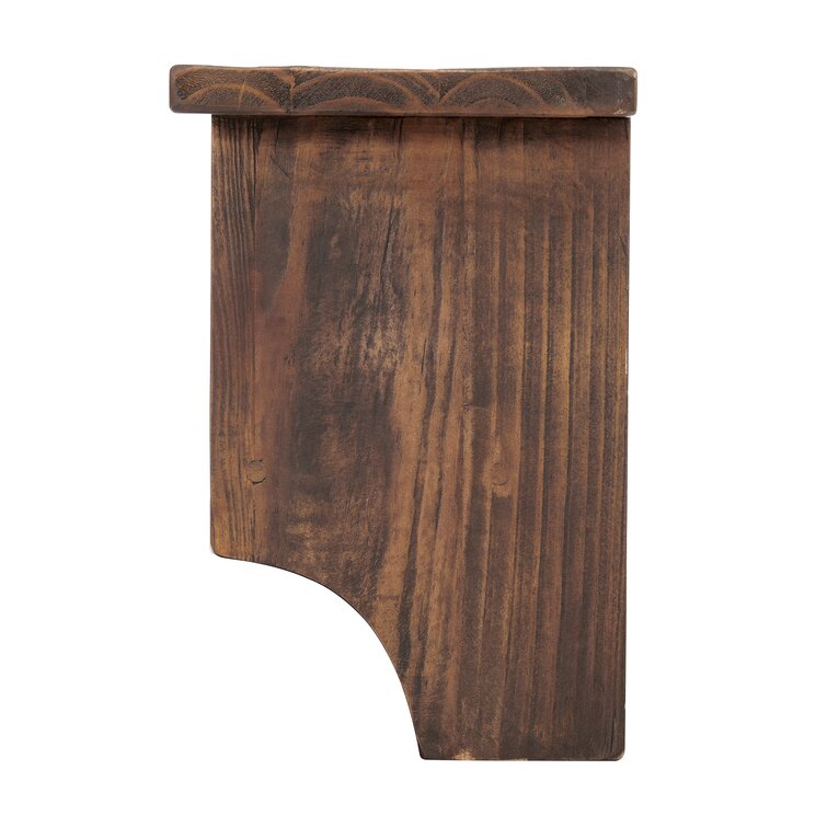 Durango 60L Industrial Wood Coat Hook Entryway Shelf Alaterre