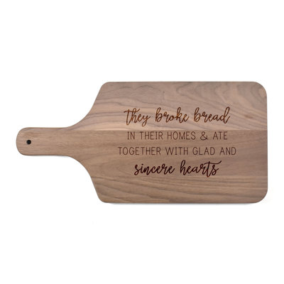 They Broke Bread Cutting Board