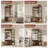 Hall Tree Coat Rack, Hall Tree With Bench And Shoe Storage, Room Storage Furniture-2053795591