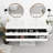 70.87 In. W X 19.69 In. D X 22.49 In. H Single Sink Wall Mounted Bath Vanity In White With White Basin