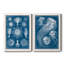 Marine Blueprint I - ensemble de 2 reproductions d'art sur toile-525613673-525613677