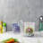 2 Piece Clear Acrylic Cookbook Holder Stand