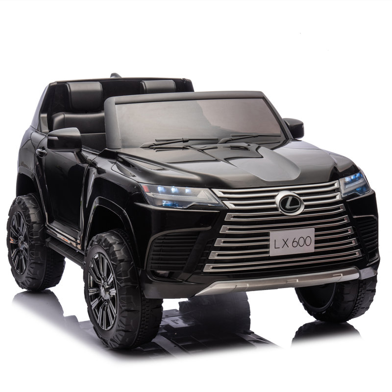 Licence pour enfants 2 places LEXUS LX600 24V sous licence, télécommande, Noir