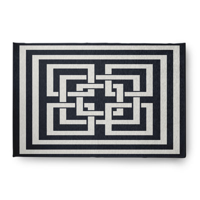 Tapis intérieur / extérieur bleu clair Shark