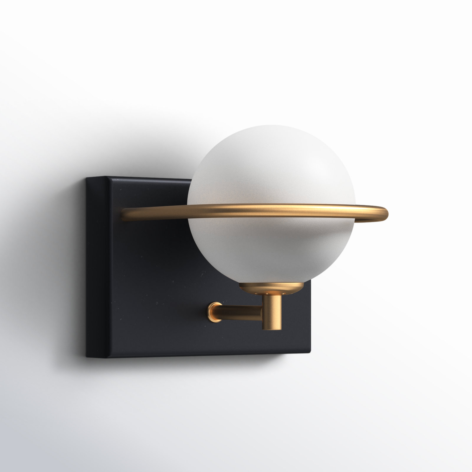 Bertram Single Frosted Dimmable Vanity Light