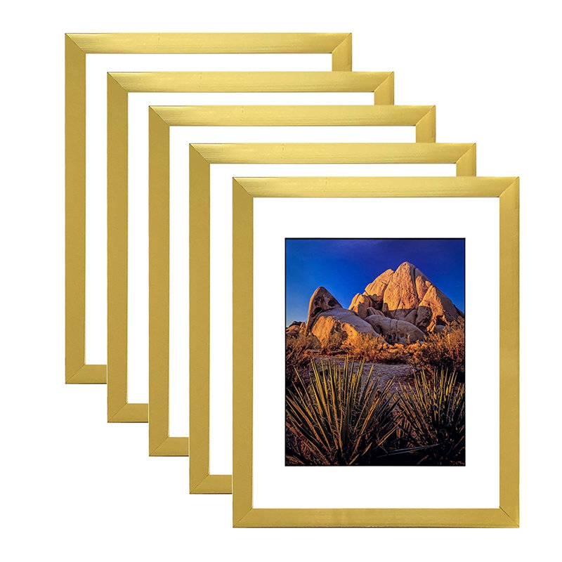 16''x20'' 5 Piece photo frame set, Gold