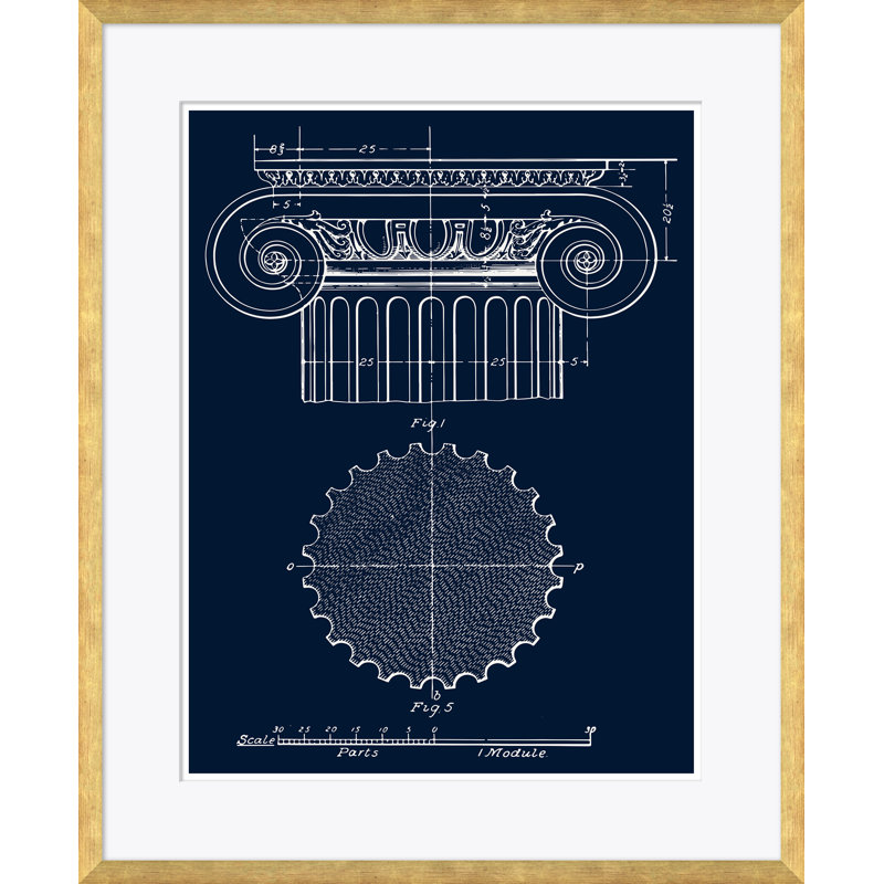 Blue Ionic 5 Framed