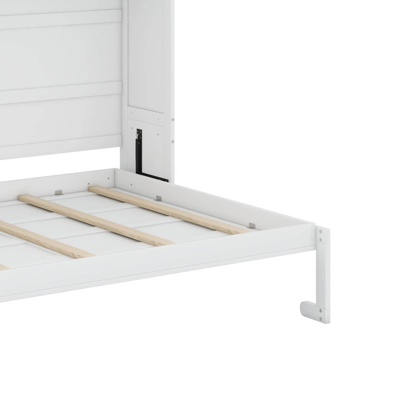 Lit escamotable double pleine grandeur, Blanc