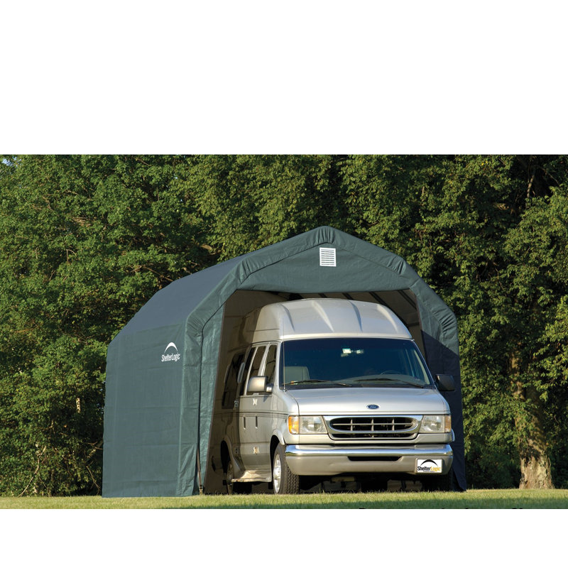 ShelterCoat 12 x 24 ft. Garage Barn STD, Green