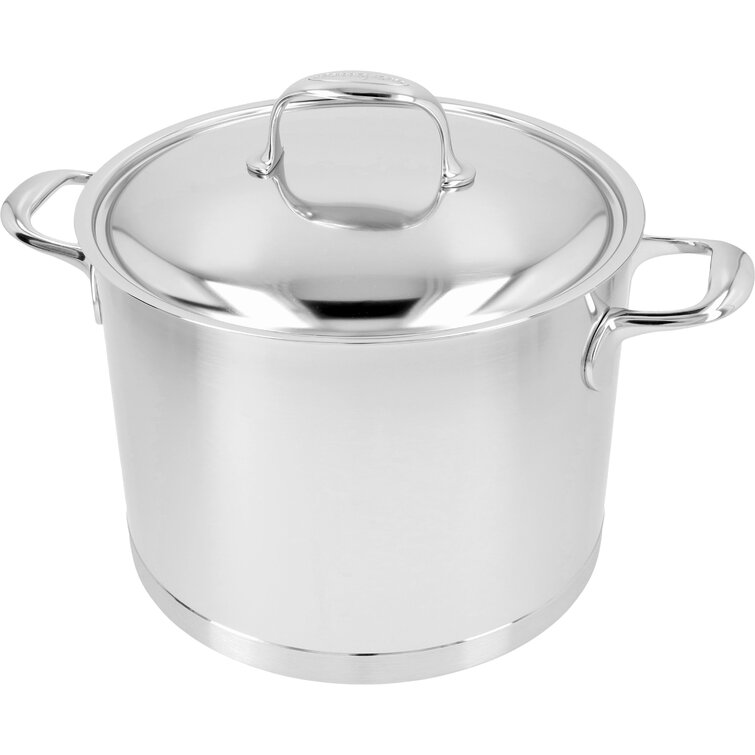 Pristine Stainless Steel Steamer Pot with Steamer Insert and Lid