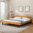 PINE WOOD BED FRAME-720480319