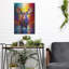  «The River Moose» par Dean Russo, art mural en métal, 12 po x 16 po-1898671