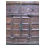 Double Top Drawer Carved Elm Sideboard