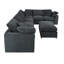 Canapé modulaire 7 places à conception modulaire et chenille de qualité supérieure-117441690