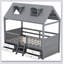 Wood Bed House Bed Frame-484316946-484316947